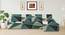 right aligned 3 seater + right aligned chaise Green Triangles Sofa Cover for Apollo  sofa (Green) by Urban Ladder - - 
