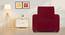 1 Seater Magenta Sofa Cover for Apollo Sofa (Magenta) by Urban Ladder - - 