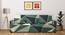 3 Seater Green Triangles Sofa Cover for Apollo Sofa (Green) by Urban Ladder - - 