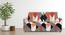 2 Seater Multicheck Sofa Cover for Apollo Sofa (Orange) by Urban Ladder - - 