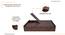 Double Bed without storage in Columbian walnut (Columbian Walnut Finish, Double Bed Size) by Urban Ladder - - 