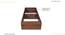 Single Bed without storage in Columbian walnut (Single Bed Size, Columbian Walnut Finish) by Urban Ladder - - 