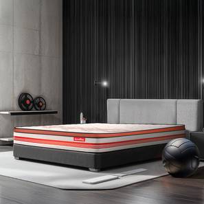 Duroflex Mattress Design Boltt Plus 3 Zoned NRG Layer Medium Firm Bonnell Spring Euro Top Mattress with Extra Air Circulation and Coolness - Queen Size (Beige, Queen Mattress Type, 72 x 60 in Mattress Size, 8 in Mattress Thickness (in Inches))