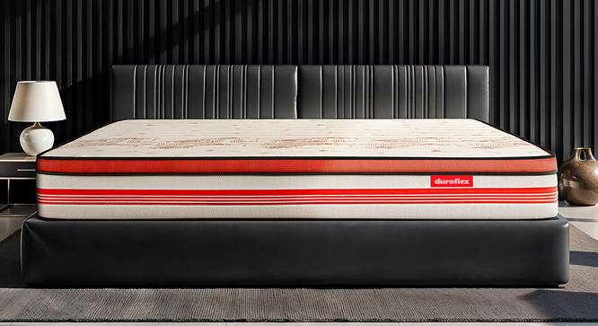 Boltt Plus 3 Zoned NRG Layer Medium Firm Bonnell Spring Euro Top Mattress with Extra Air Circulation and Coolness - King Size (Beige, King Mattress Type, 8 in Mattress Thickness (in Inches), 72 x 70 in Mattress Size) by Urban Ladder - - 
