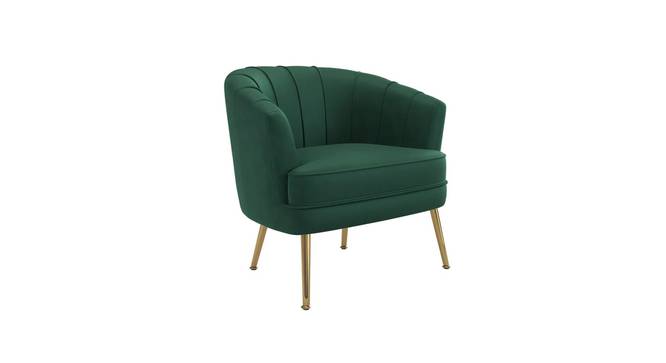 Carl Accent Chair in Yellow Colour (Green) by Urban Ladder - - 1016740