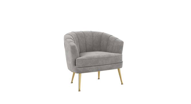 Carl Accent Chair in Yellow Colour (Grey) by Urban Ladder - - 1016754