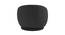 Lorna Swivel Solid Wood Round Chair in T Blue Colour (Black) by Urban Ladder - - 