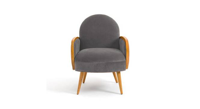 Derel Accent Chair in Pink Colour (Grey) by Urban Ladder - - 