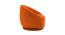 Lorna Swivel Solid Wood Round Chair in T Blue Colour (Orange) by Urban Ladder - - 