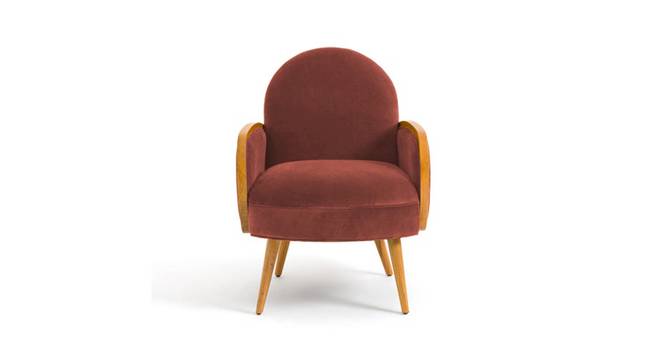 Derel Accent Chair in Pink Colour (Pink) by Urban Ladder - - 