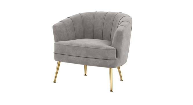 Carl Accent Chair in Yellow Colour (Grey) by Urban Ladder - - 1016857