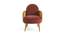 Holden Cane Accent Chair in Pink Colour (Pink) by Urban Ladder - - 