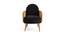 Holden Cane Accent Chair in Pink Colour (Black) by Urban Ladder - - 