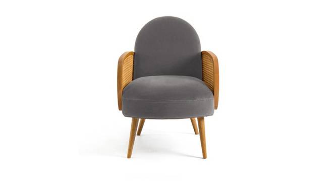 Holden Cane Accent Chair in Pink Colour (Grey) by Urban Ladder - - 