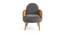 Holden Cane Accent Chair in Pink Colour (Grey) by Urban Ladder - - 