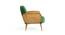Holden Cane Accent Chair in Pink Colour (Green) by Urban Ladder - - 