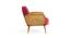 Holden Cane Accent Chair in Pink Colour (Maroon) by Urban Ladder - - 