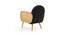 Holden Cane Accent Chair in Pink Colour (Black) by Urban Ladder - - 