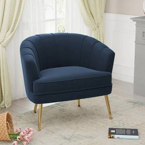 Carl Accent Chair in Navy Blue Colour-image-14