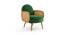 Holden Cane Accent Chair in Pink Colour (Green) by Urban Ladder - - 