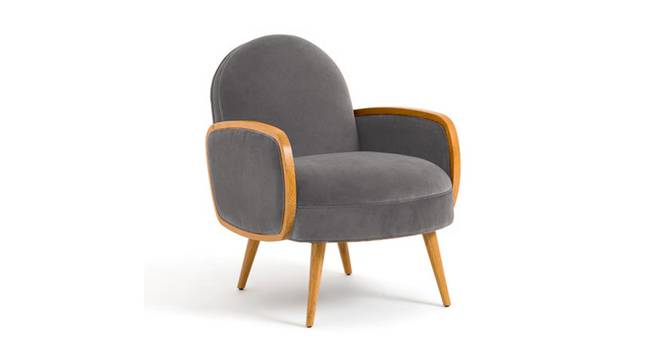 Derel Accent Chair in Pink Colour (Grey) by Urban Ladder - - 