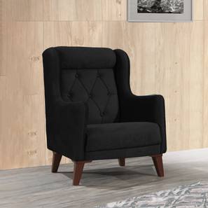 home lifestylez Ruby Accent Chair in Black Colour-picture-13