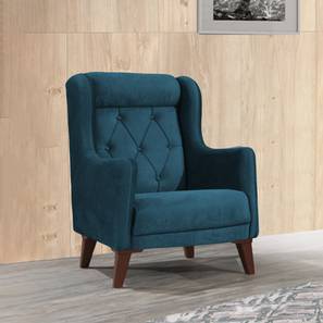 home lifestylez Ruby Accent Chair in Teal Blue Colour-picture-18