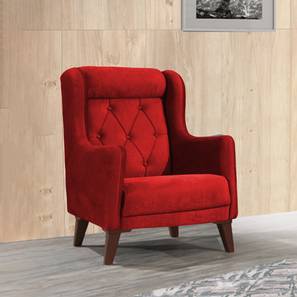Ruby Accent Chair in Red Colour-image-10