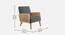 Evant Ratan Accent Chair in Green Colour (Dark Grey) by Urban Ladder - - 