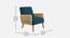 Evant Ratan Accent Chair in Green Colour (Teal Blue) by Urban Ladder - - 