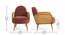 Holden Cane Accent Chair in Pink Colour (Pink) by Urban Ladder - - 