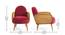 Holden Cane Accent Chair in Pink Colour (Maroon) by Urban Ladder - - 
