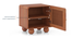 Takai Bedside Table (Red Cedar Finish) by Urban Ladder - - 