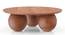 Takai Round Solid Wood Coffee Table (Red Cedar Finish) by Urban Ladder - - 