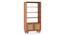 Takai Solid Wood and Cane Bookshelf Table In Red Cedar Finish (Red Cedar Finish) by Urban Ladder - - 