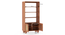 Takai Solid Wood and Cane Bookshelf Table In Red Cedar Finish (Red Cedar Finish) by Urban Ladder - - 
