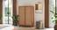 Takai Solid Wood 2 Door Wardrobe In Red Cedar Finish (Two Door, Red Cedar Finish) by Urban Ladder - - 