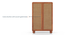 Takai Solid Wood 2 Door Wardrobe In Red Cedar Finish (Two Door, Red Cedar Finish) by Urban Ladder - - 