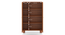 Takai Solid Wood 2 Door Wardrobe In Red Cedar Finish (Two Door, Red Cedar Finish) by Urban Ladder - - 