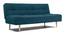 Ofra 3 Seater Sofa Cum Bed (Ocean Blue) by Urban Ladder - - 1019756