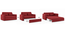 Camden Sofa Cum Bed (Salsa Red) by Urban Ladder - - 1019936