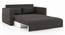 Camden Compact Sofa Cum Bed (Smoke Grey) by Urban Ladder - - 1019944