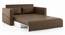Camden Compact Sofa Cum Bed (Mocha Brown) by Urban Ladder - - 1019950