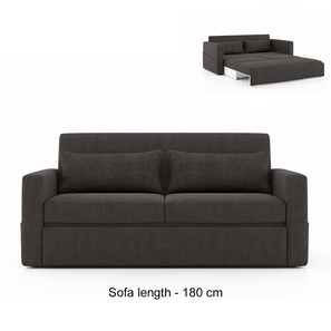 Sofa Cum Bed Design Camden 3 Seater Pull Out Sofa cum Bed In Smoke Grey