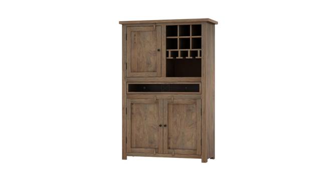 norcross solid wood sideboard in grey (Grey Finish) by Urban Ladder - - 