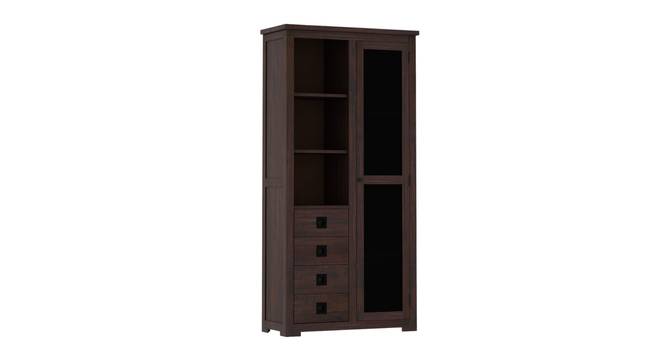 hoshi solid wood bookshelves in walnut (Walnut Finish) by Urban Ladder - - 