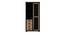 kaito solid wood bookshelvesin black and natural (Black & Natural Finish) by Urban Ladder - - 