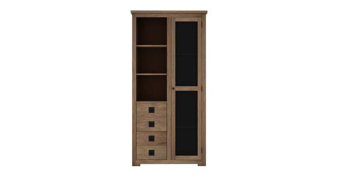 harington solid wood bookshelves in grey (Grey Finish) by Urban Ladder - - 