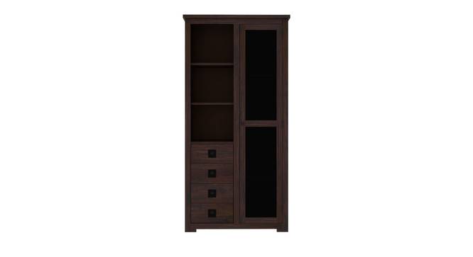 hoshi solid wood bookshelves in walnut (Walnut Finish) by Urban Ladder - - 