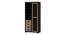 kaito solid wood bookshelvesin black and natural (Black & Natural Finish) by Urban Ladder - - 